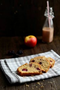 Plum Cake de Manzana y Moras