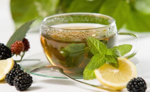 Bebida refrescante de Té verde y frutas