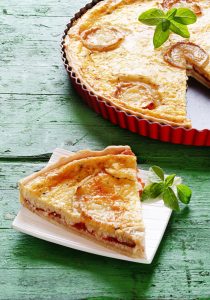 Gratinado de tomate con queso de cabra