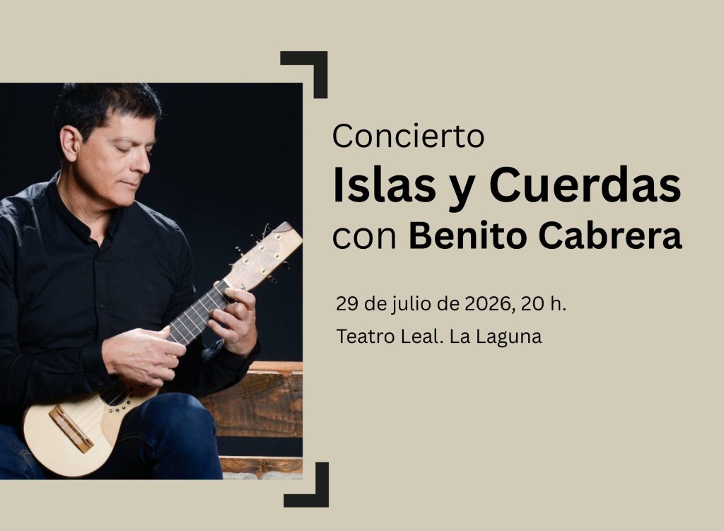 Concierto Islas y Cuerdas, con Benito Cabrera, en el II Campus Internacional Ciudad de La Laguna  